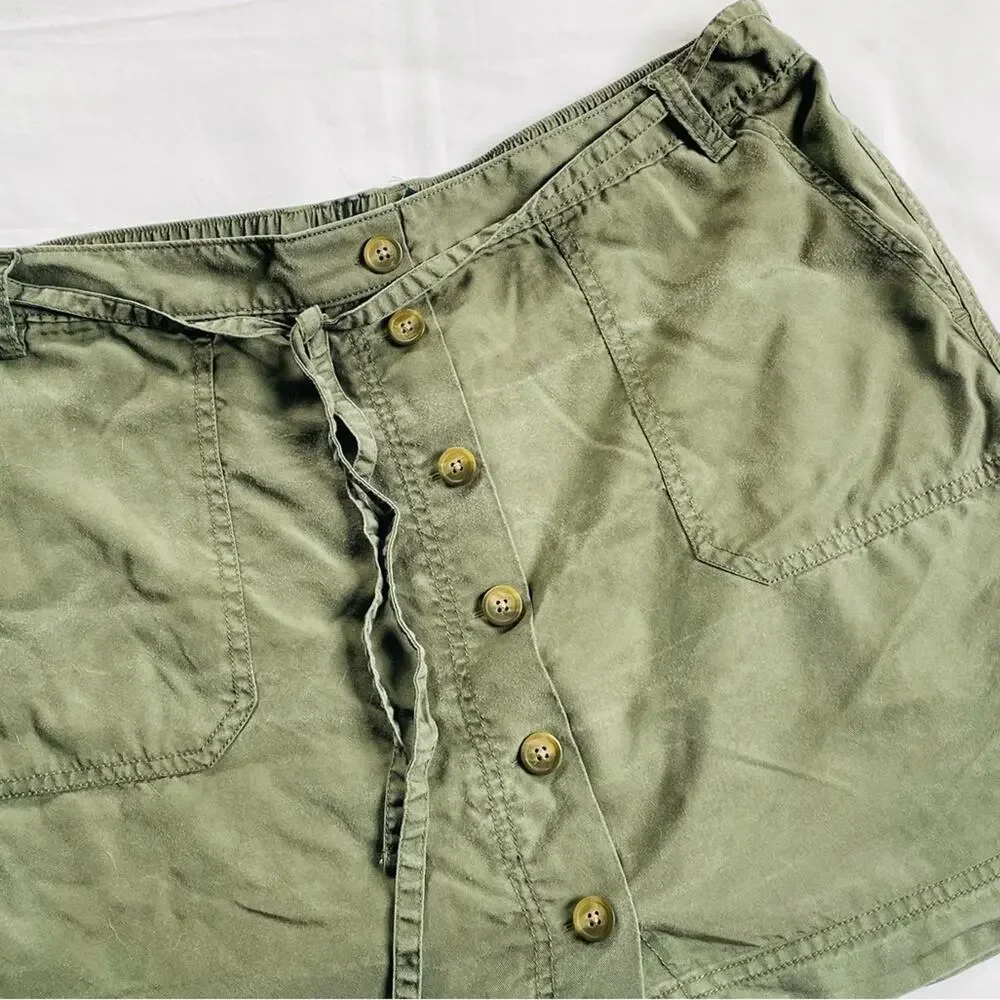 GAP Lyocell Green Skirt